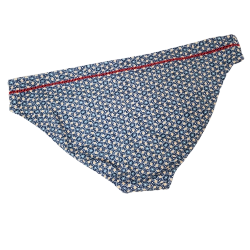JOHNNY WAS Dylan Hipster Bikini Bottom in Blue Multi Sz XL NWT - Picture 7 of 11